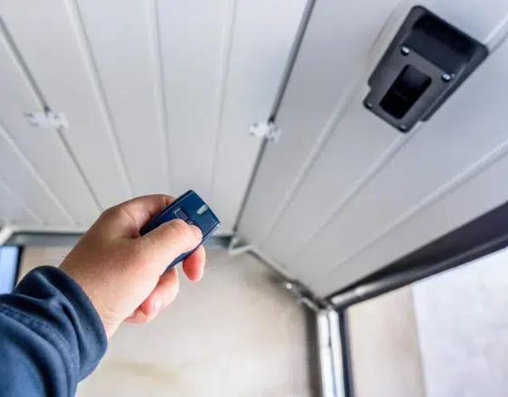 remote controlled garage door