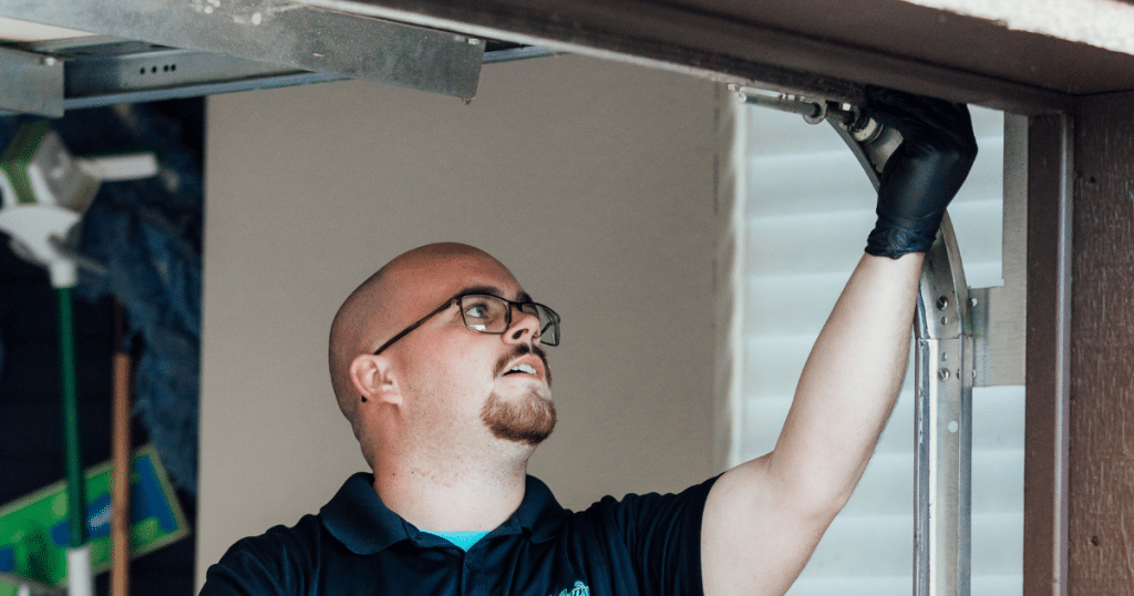 how to fix garage door off track