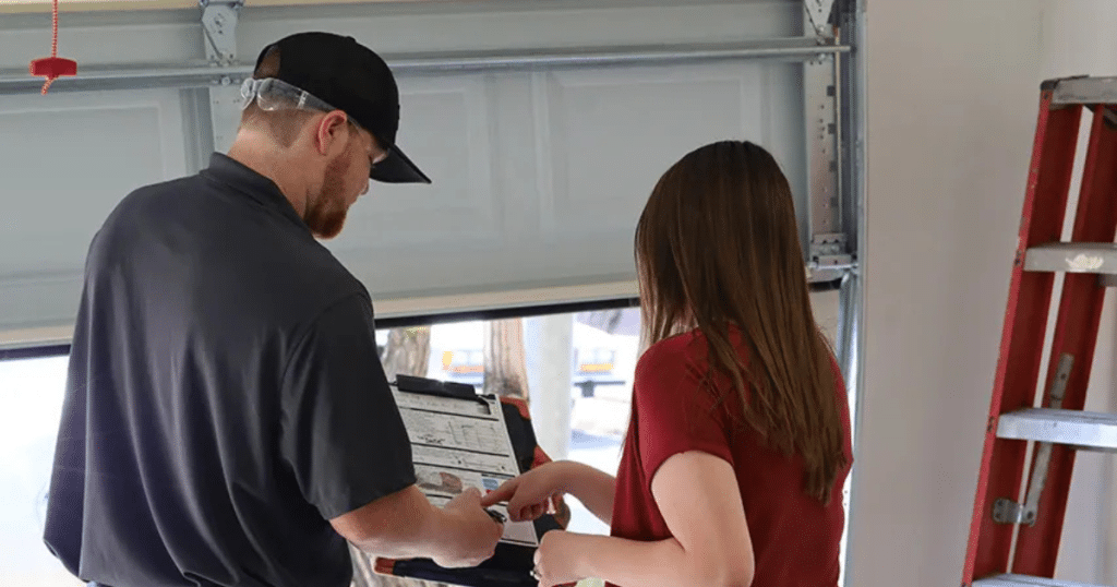 Garage technician and customer review plans