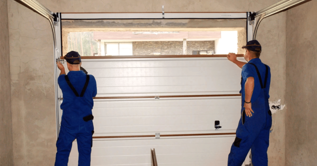 fixing garage door