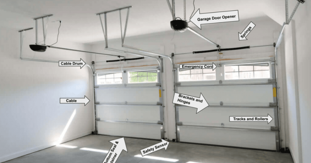 garage door system diagram