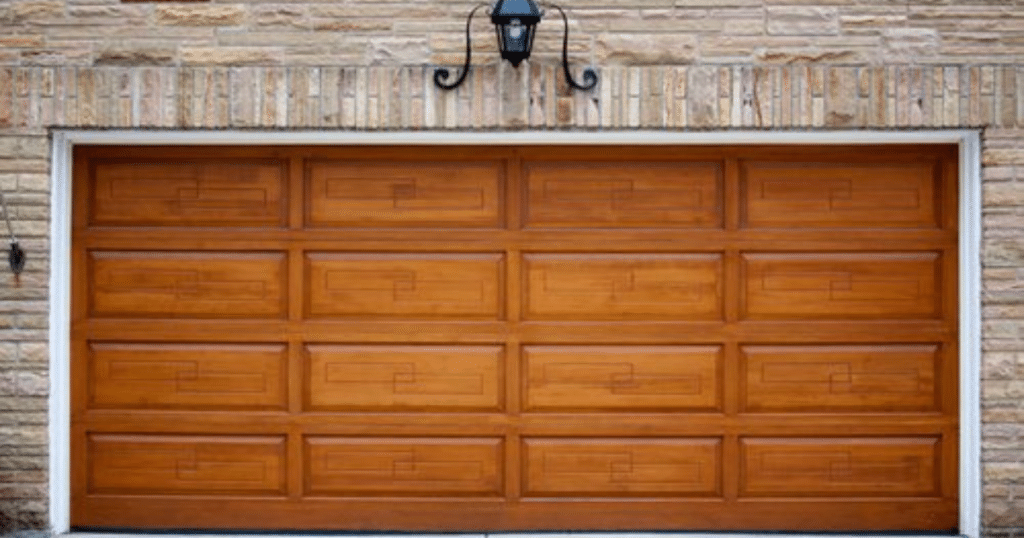 wood garage door